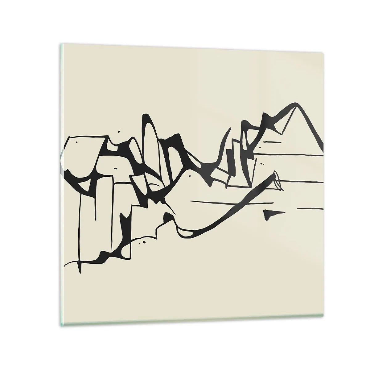 Obraz na skle - Možná krajina - 70x70 cm