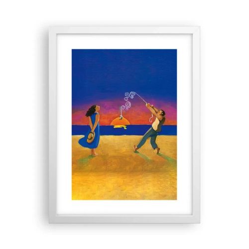 Plakát v bílém rámu - Více než hvězda z nebe - 30x40 cm