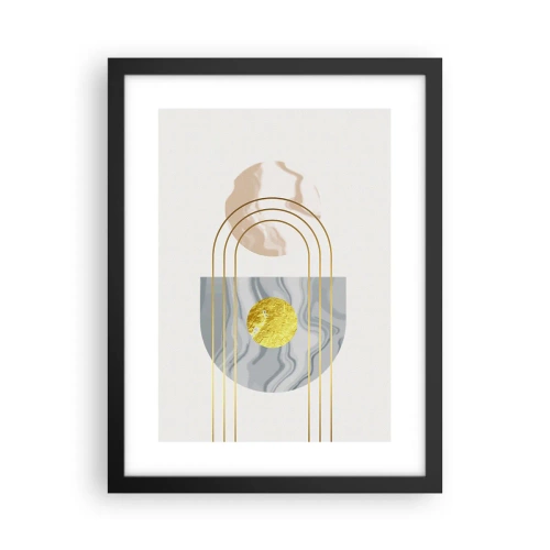 Plakát v černém rámu - Jas a zářivost - 30x40 cm