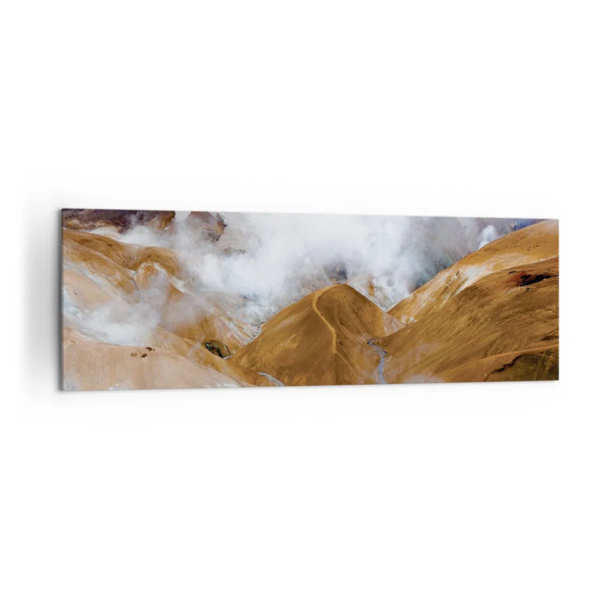 Obraz na plátně - Drsná krása Islandu - 160x50 cm