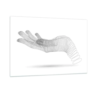 Obraz na skle - Pružná ruka - 120x80 cm