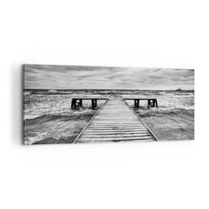 Obraz na plátně - Čekám na vítr, co rozfouká… - 100x40 cm