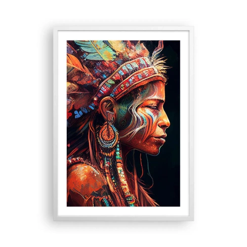 Plakát v bílém rámu - Magický rituál - 50x70 cm