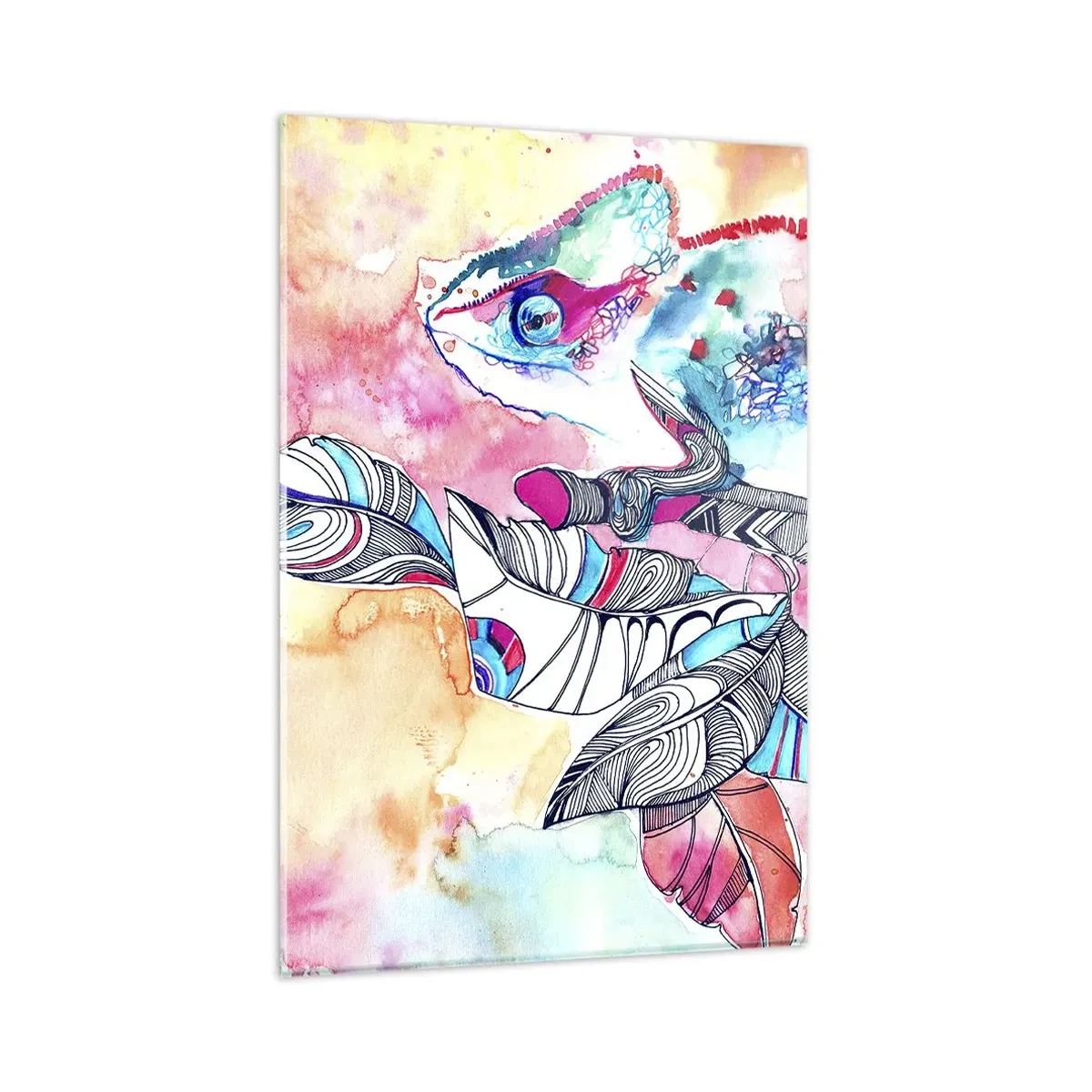 Obraz na skle - Barevný jako náš svět - 80x120 cm