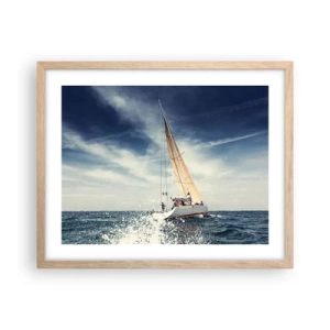 Plakát v rámu světlý dub - Nás nedohoní! - 50x40 cm