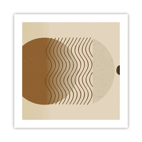 Plakát - O původu geometrických obrazců - 50x50 cm