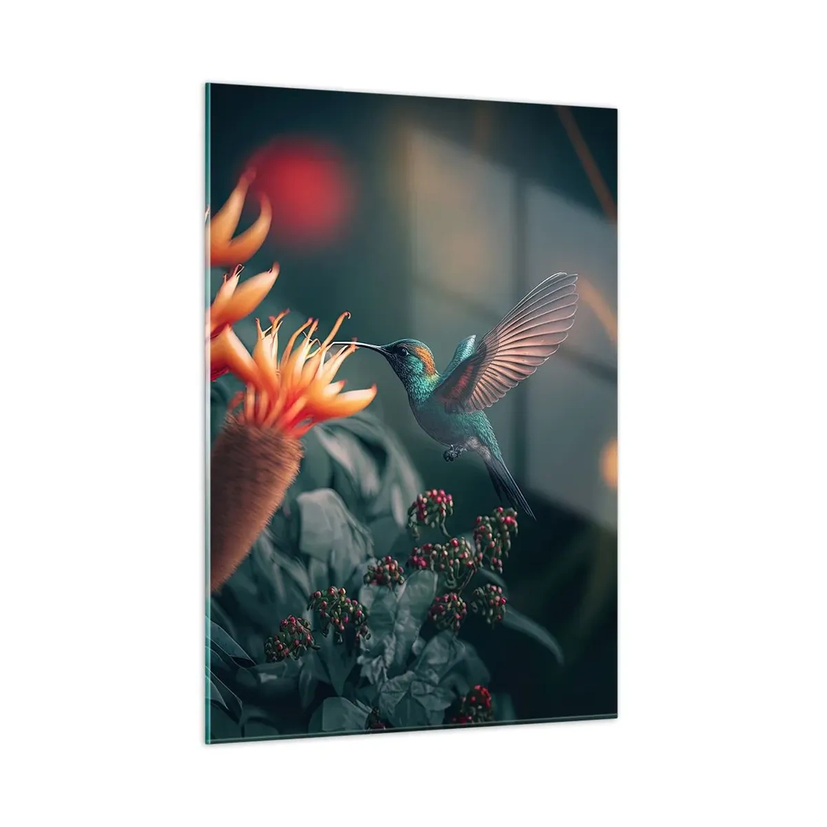 Obraz na skle - Skutečně pestrý život - 50x70 cm