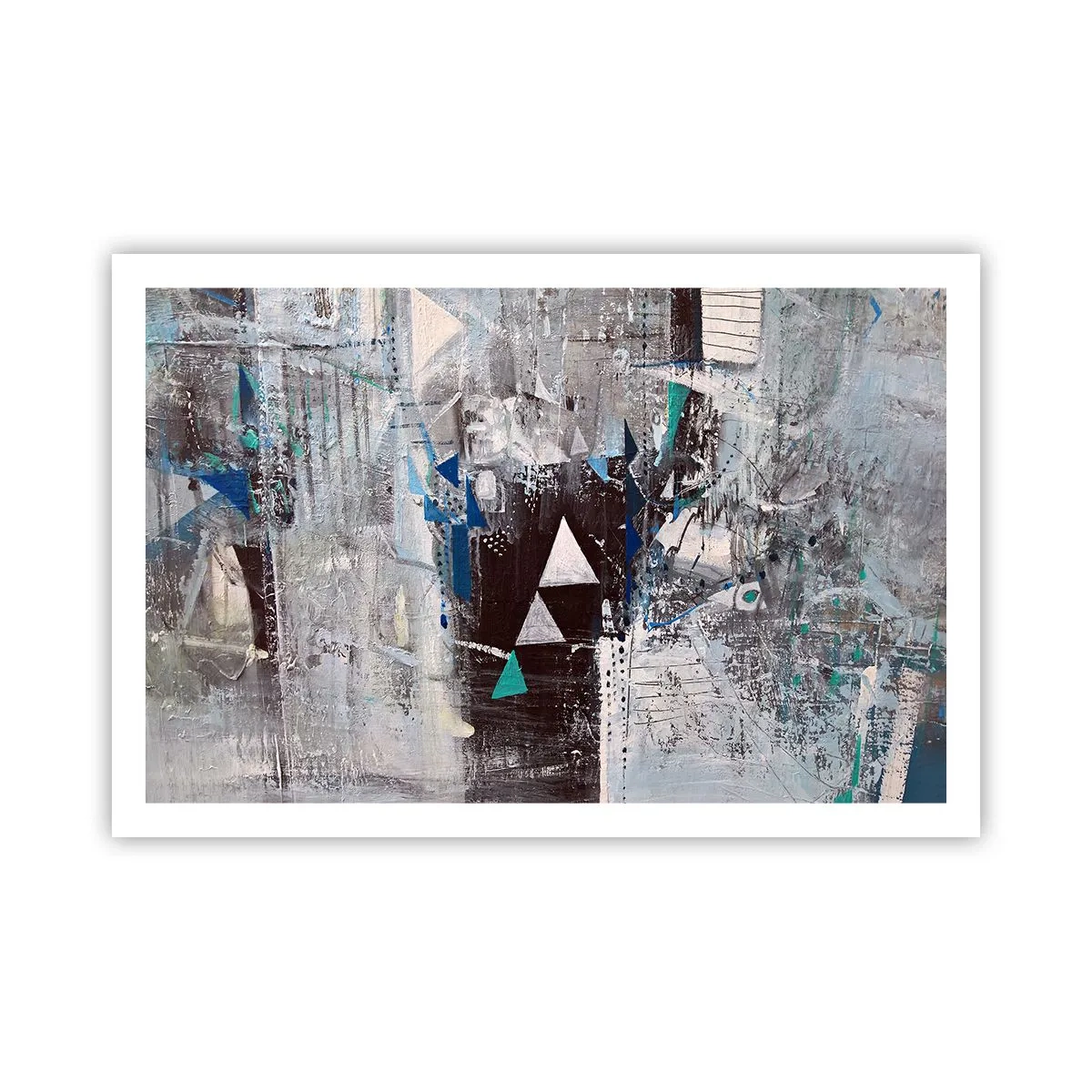 Plakát - Přednostní pořadí trojúhelníků - 91x61 cm