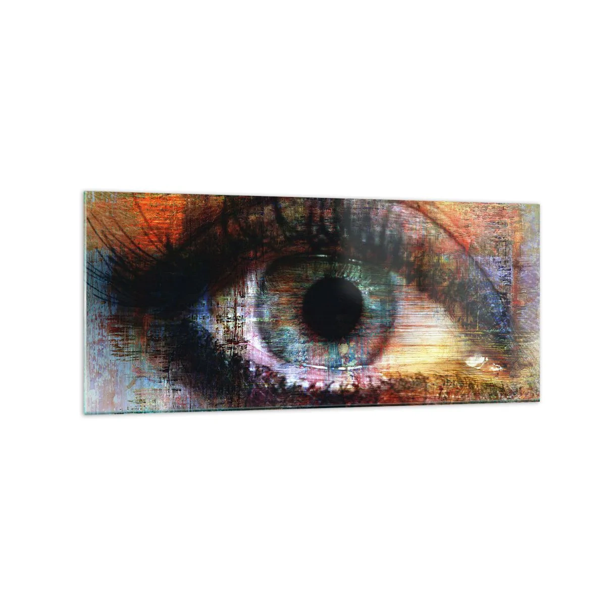 Obraz na skle - Lze se podívat do duše - 120x50 cm