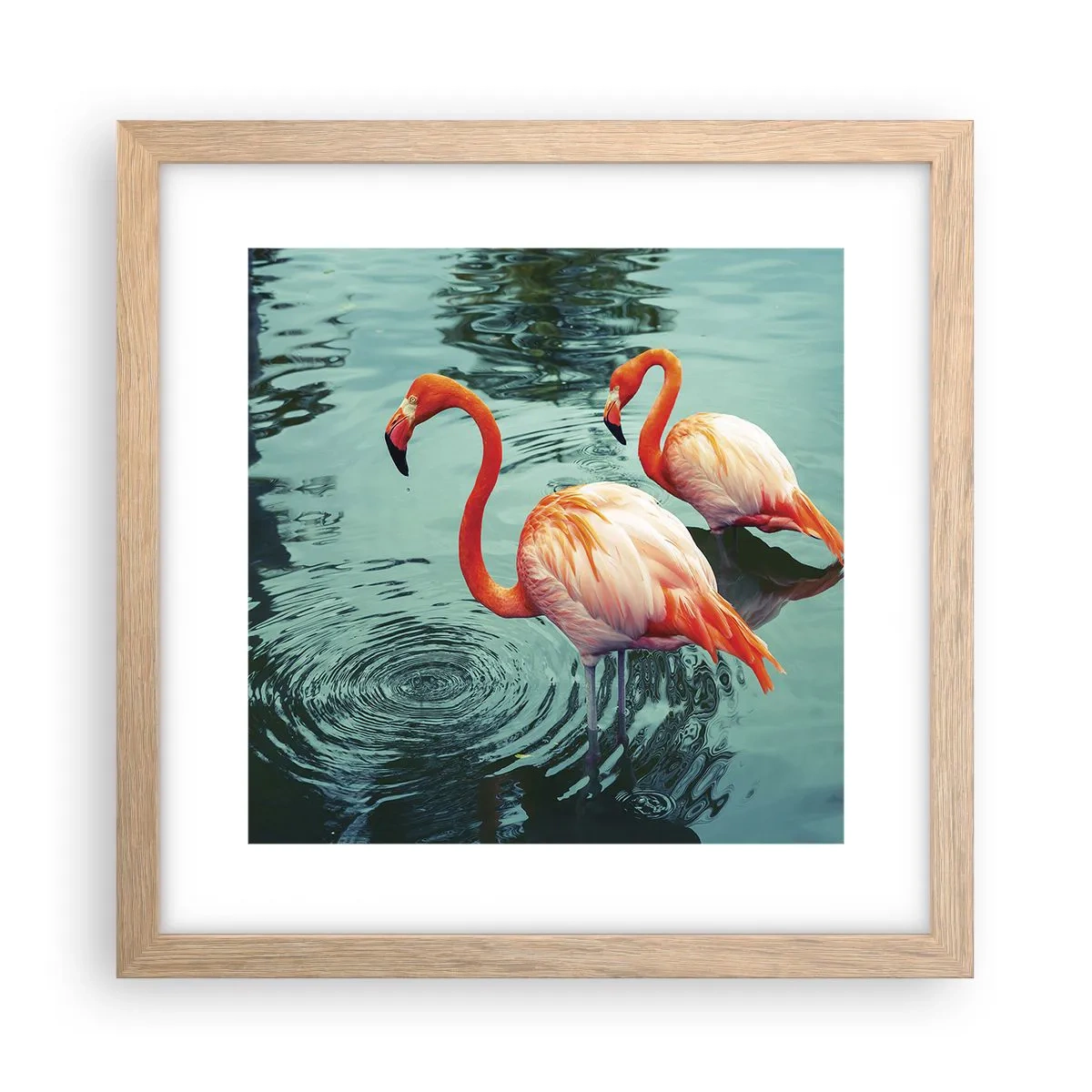 Plakát v rámu světlý dub - Nyní jsme v módě - 30x30 cm
