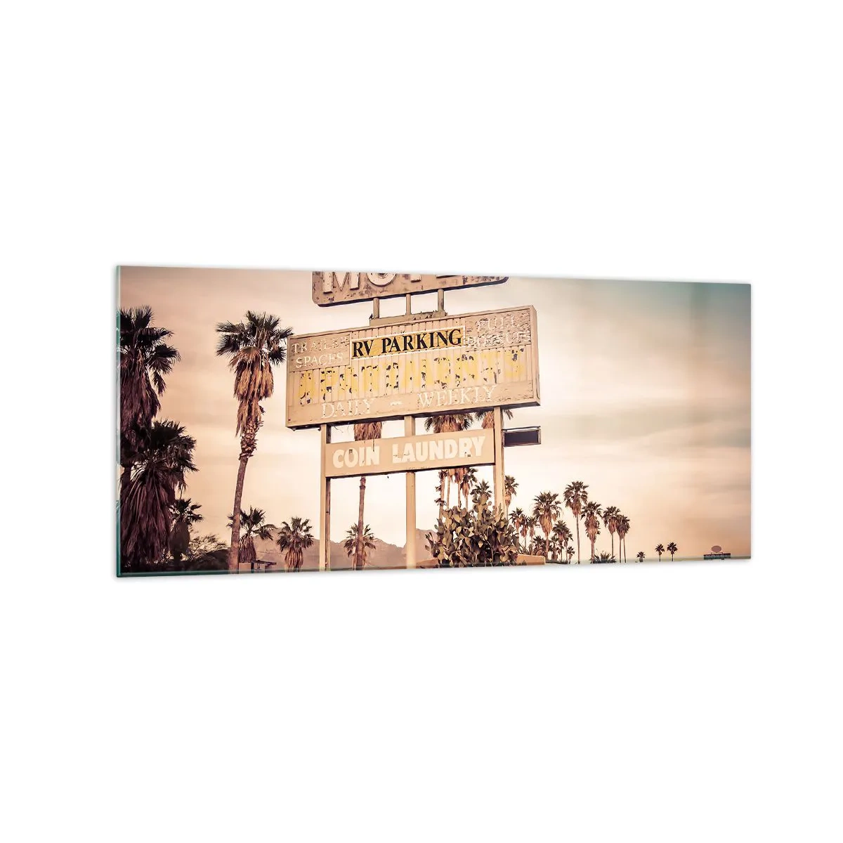 Obraz na skle - Zde se zastavil čas - 120x50 cm