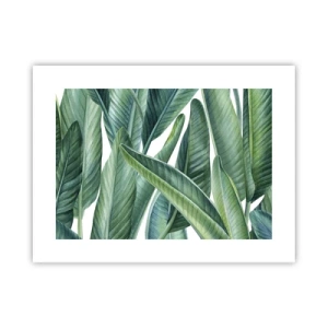 Plakát - Prostě zelená - 40x30 cm