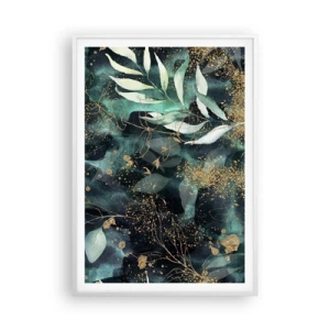 Plakát v bílém rámu - Kouzelná zahrada - 70x100 cm