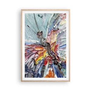 Plakát v rámu světlý dub - Namalovaný přírodou - 61x91 cm