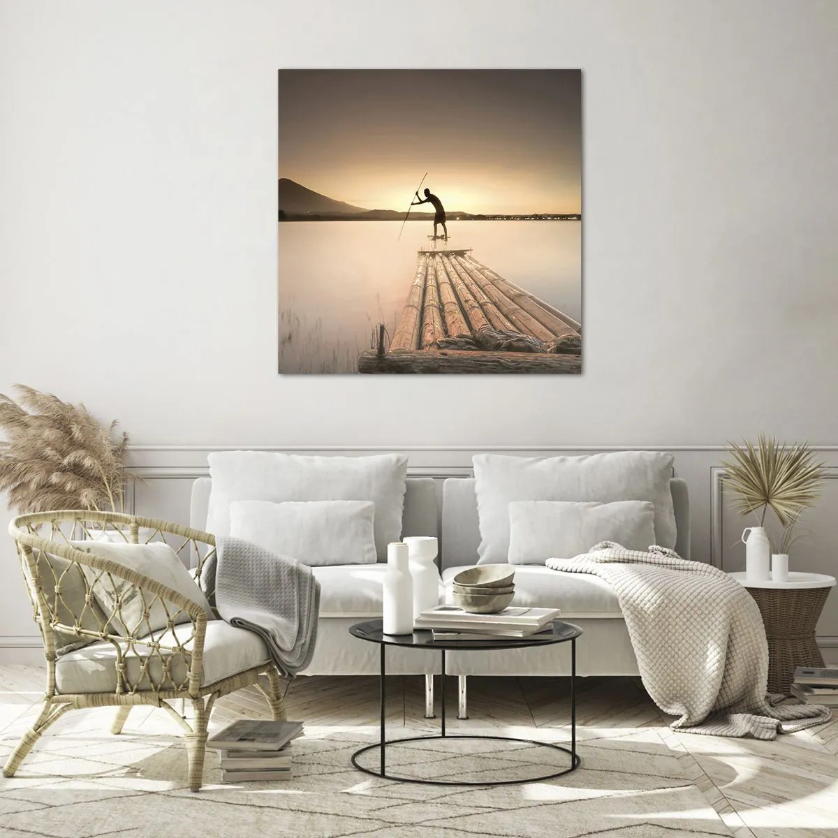 Obraz na skle - Před odpočinkem - 30x30 cm