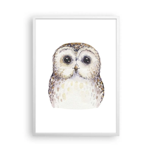 Plakát v bílém rámu - Podívej se mi do očí - 50x70 cm