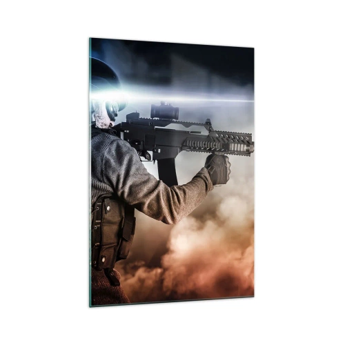 Obraz na skle - Prostě hrdina - 70x100 cm