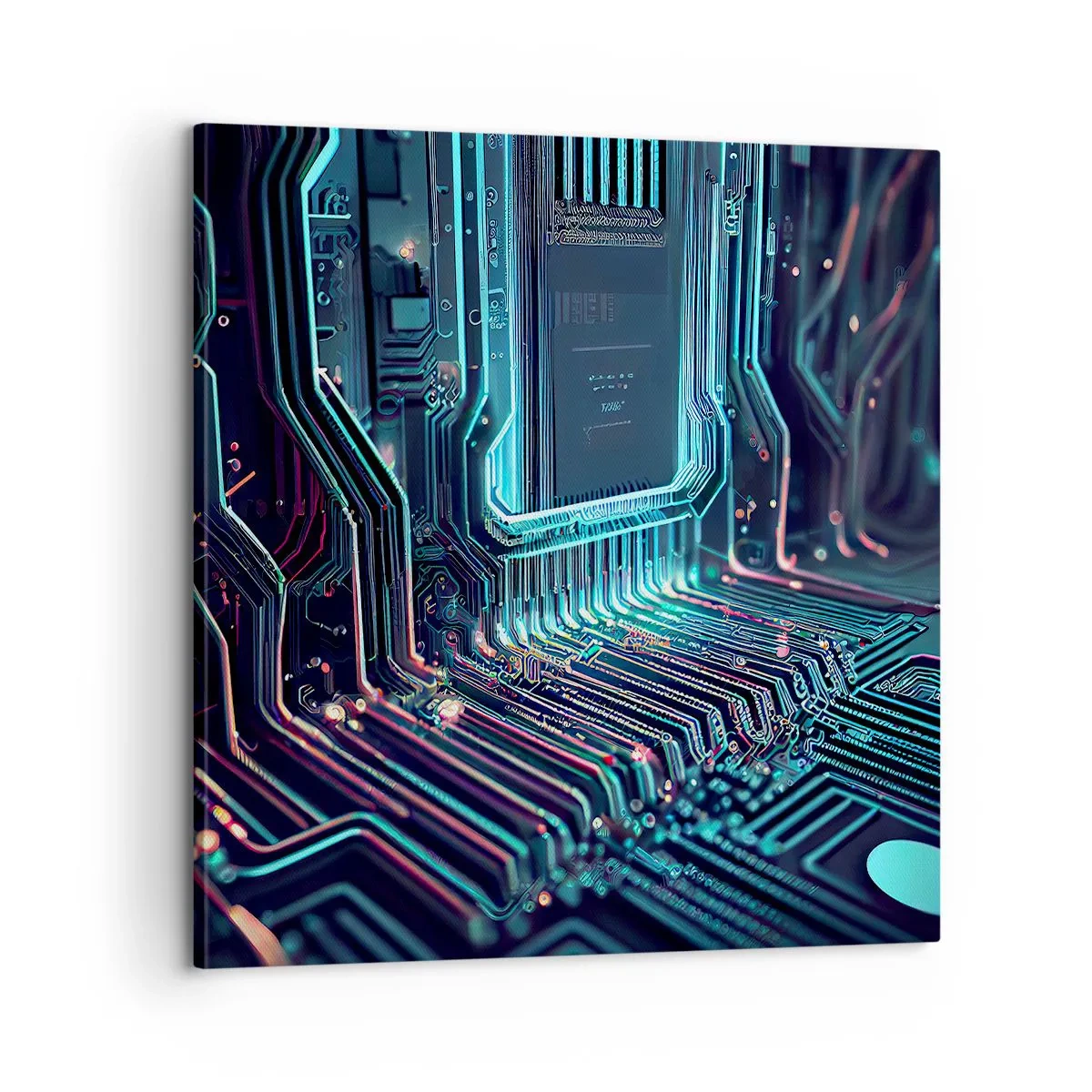 Obraz na plátně - Jen tak přemýšlím… - 60x60 cm