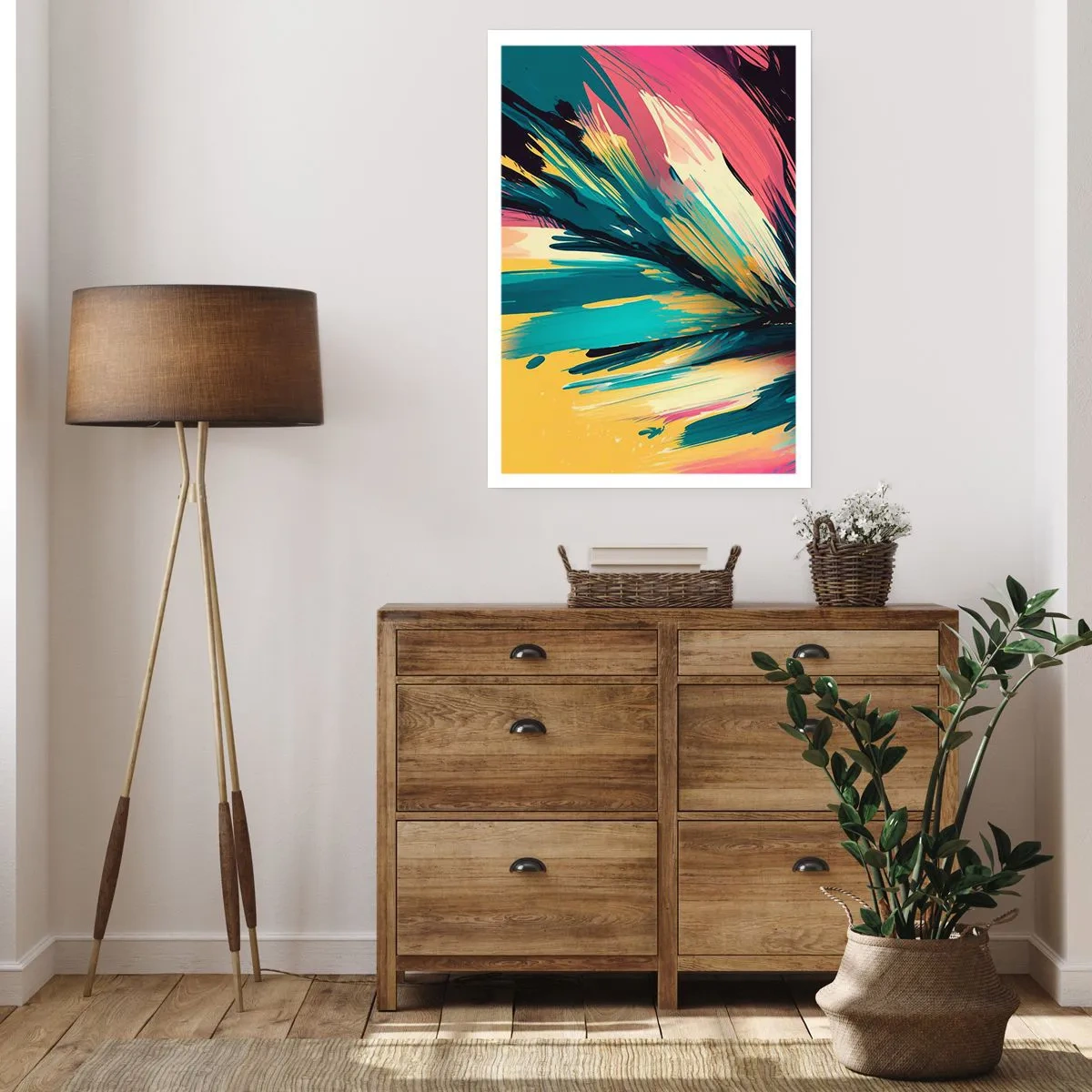 Plakát - Kompozice – exploze radosti - 40x50 cm