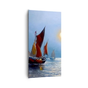 Obraz na plátně - Noční rybolov - 65x120 cm