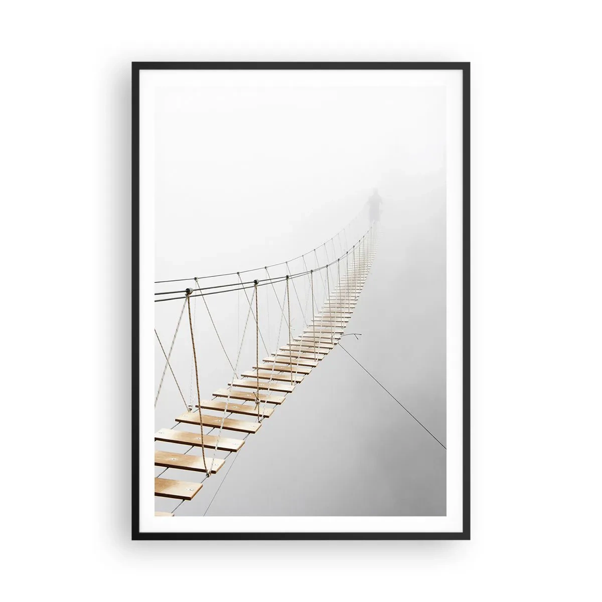 Plakát v černém rámu - Kam vás zavede? - 70x100 cm