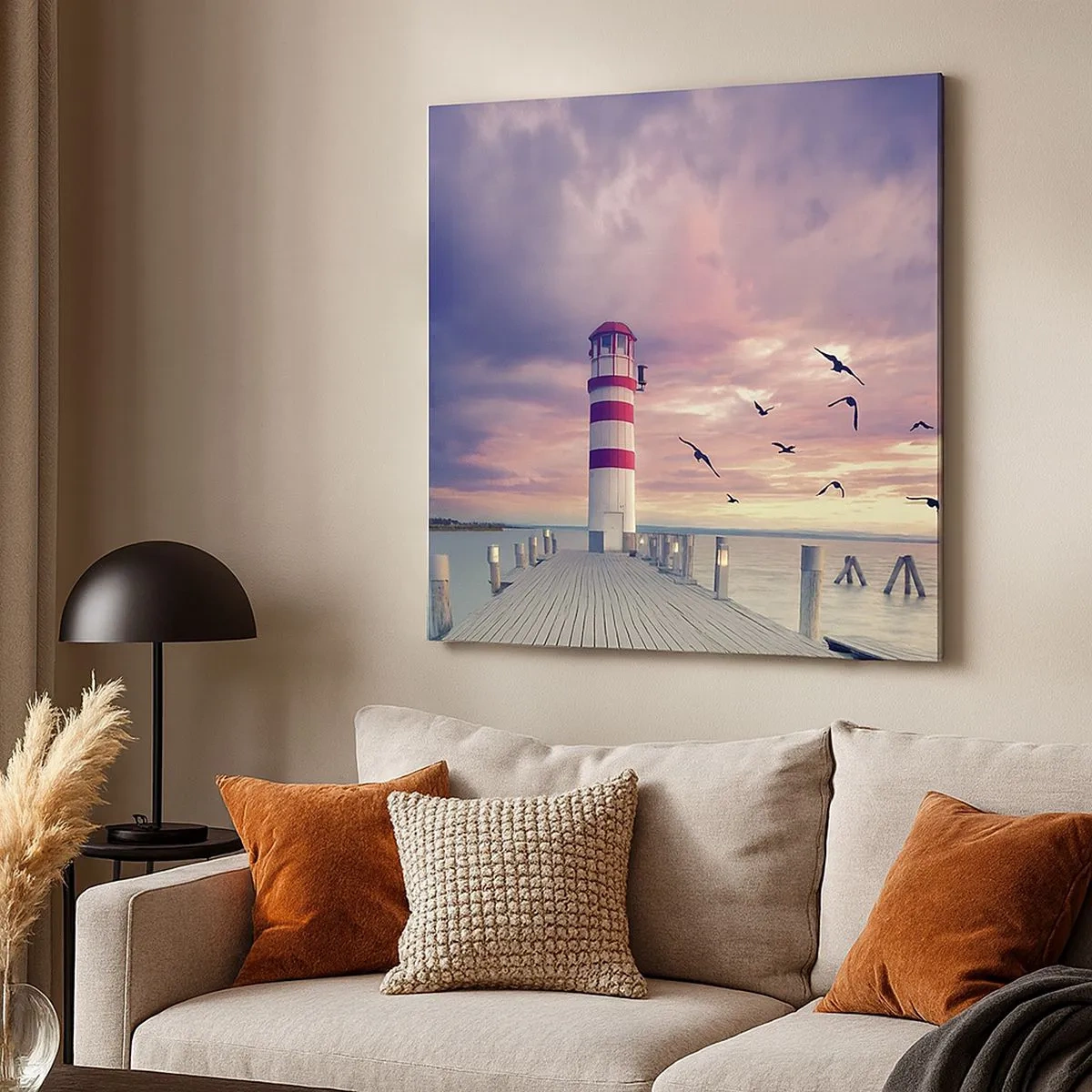 Obraz na plátně - Čas jít do přístavu - 30x30 cm