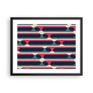 Plakát v černém rámu - Dovnitř a dopředu - 50x40 cm