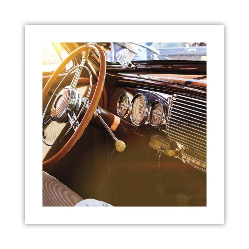 Plakát - Závan luxusu z minulosti - 40x40 cm