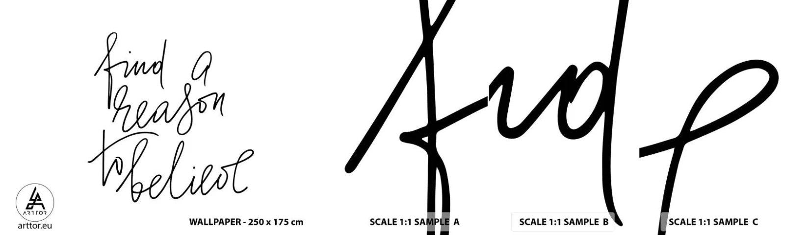 Fototapeta Vzorek Standard Eco - Je to možné - Typografie, Afirmace, Maxim - 100x30 cm