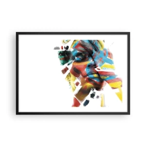 Plakát v černém rámu - Pestrá osobnost - 70x50 cm
