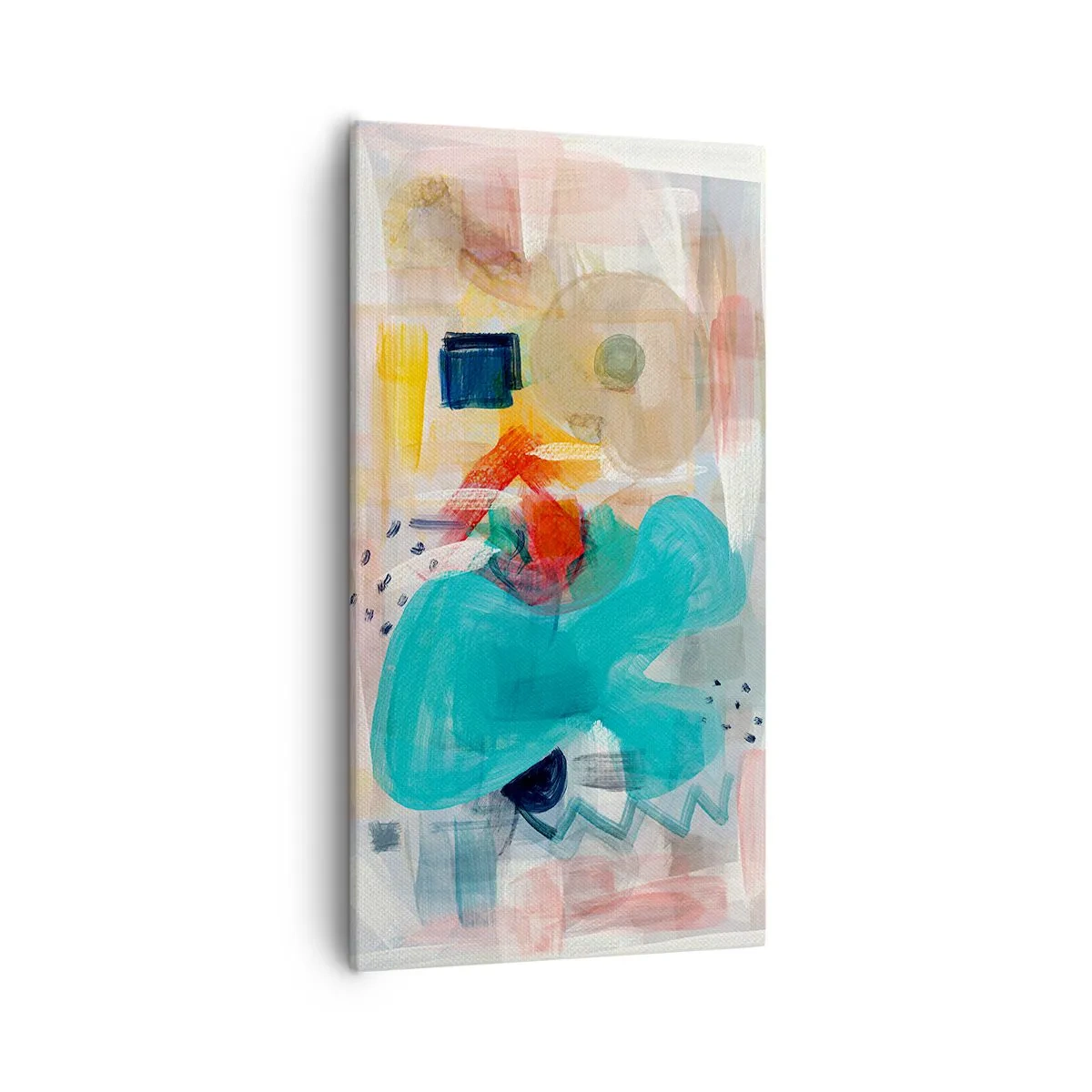 Obraz na plátně - Barevná hra - 55x100 cm