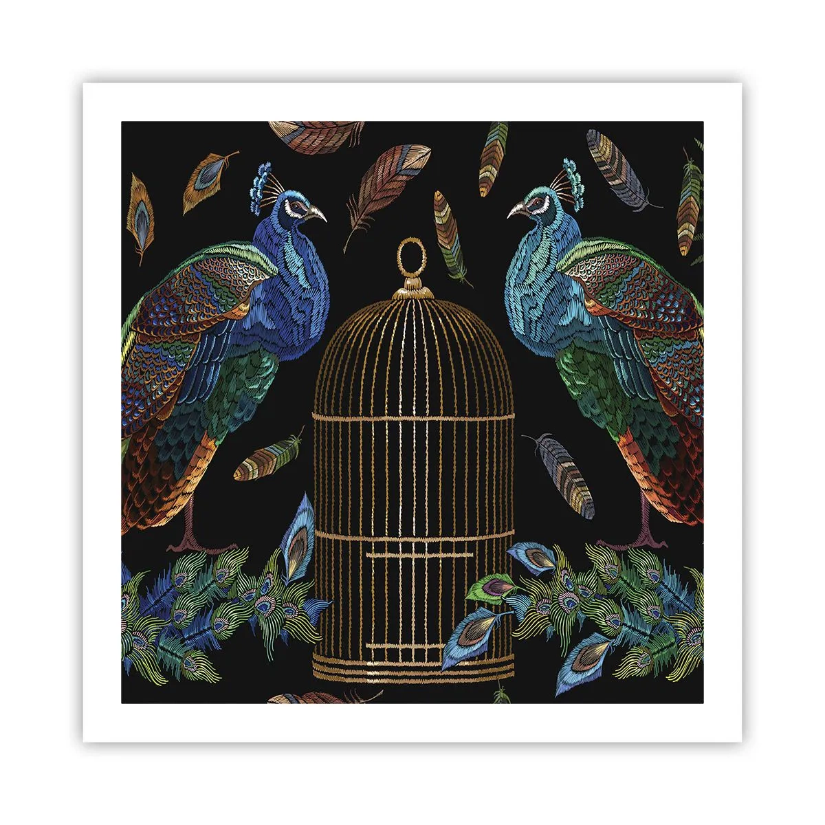 Plakát - V královském rouchu - 60x60 cm