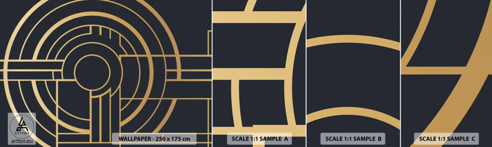 Fototapeta Vzorek Standard Eco - Obraty události - Abstrakce, Kus, Grafika - 100x30 cm