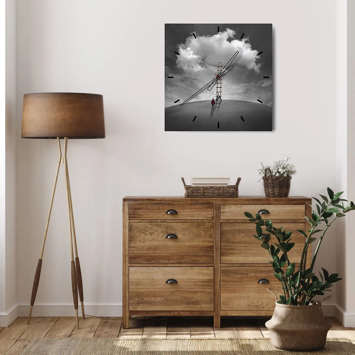 Nástěnné hodiny - Všechno je možné - 30x30 cm