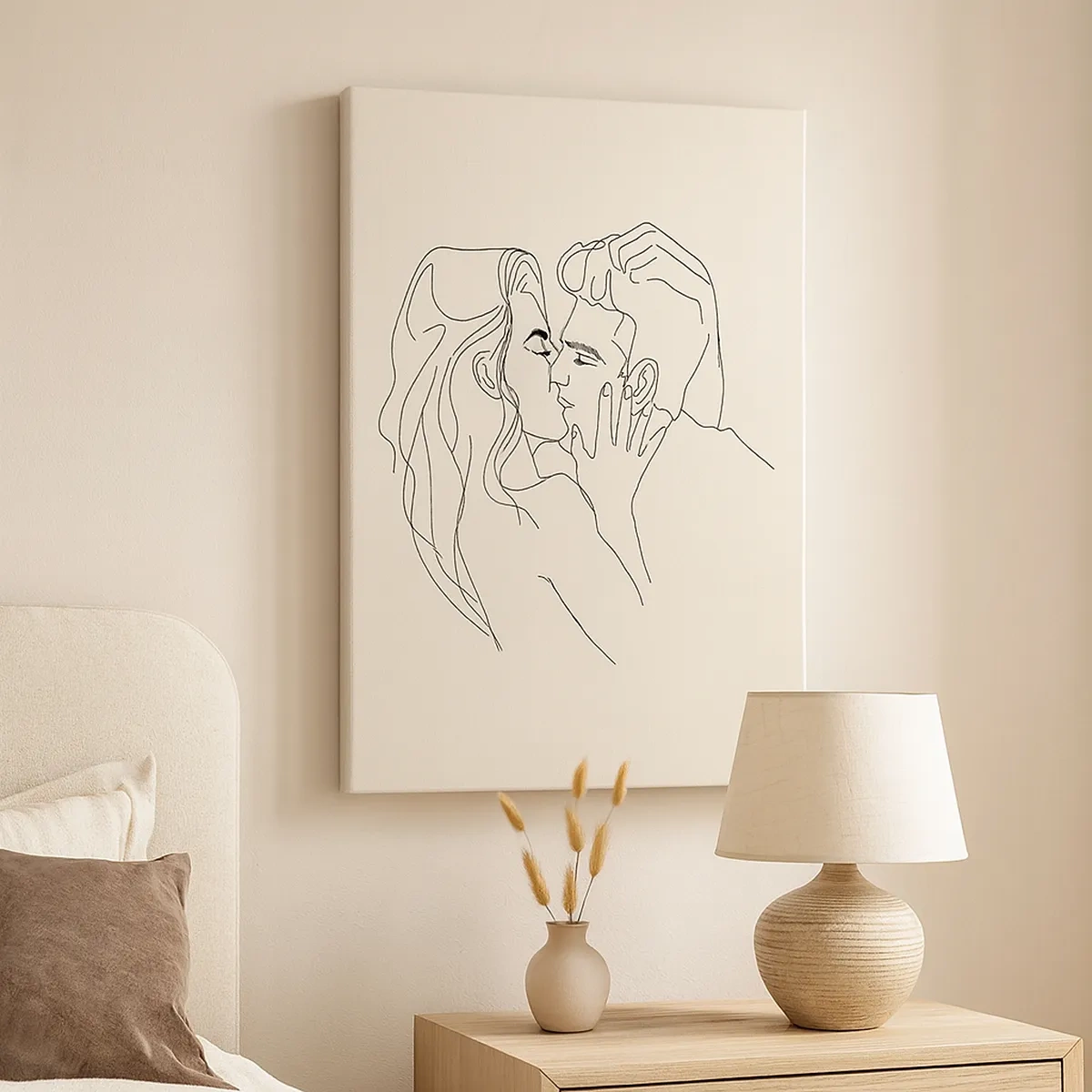 Obraz na plátně - Zamotaní citem - 50x70 cm