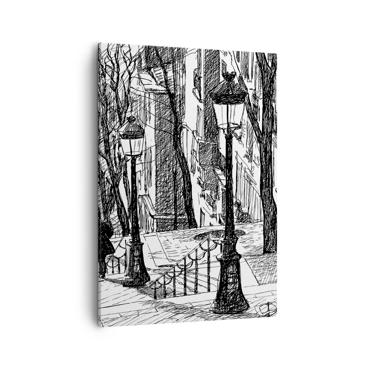Obraz na plátně - Milostný příběh nebo horor? - 50x70 cm