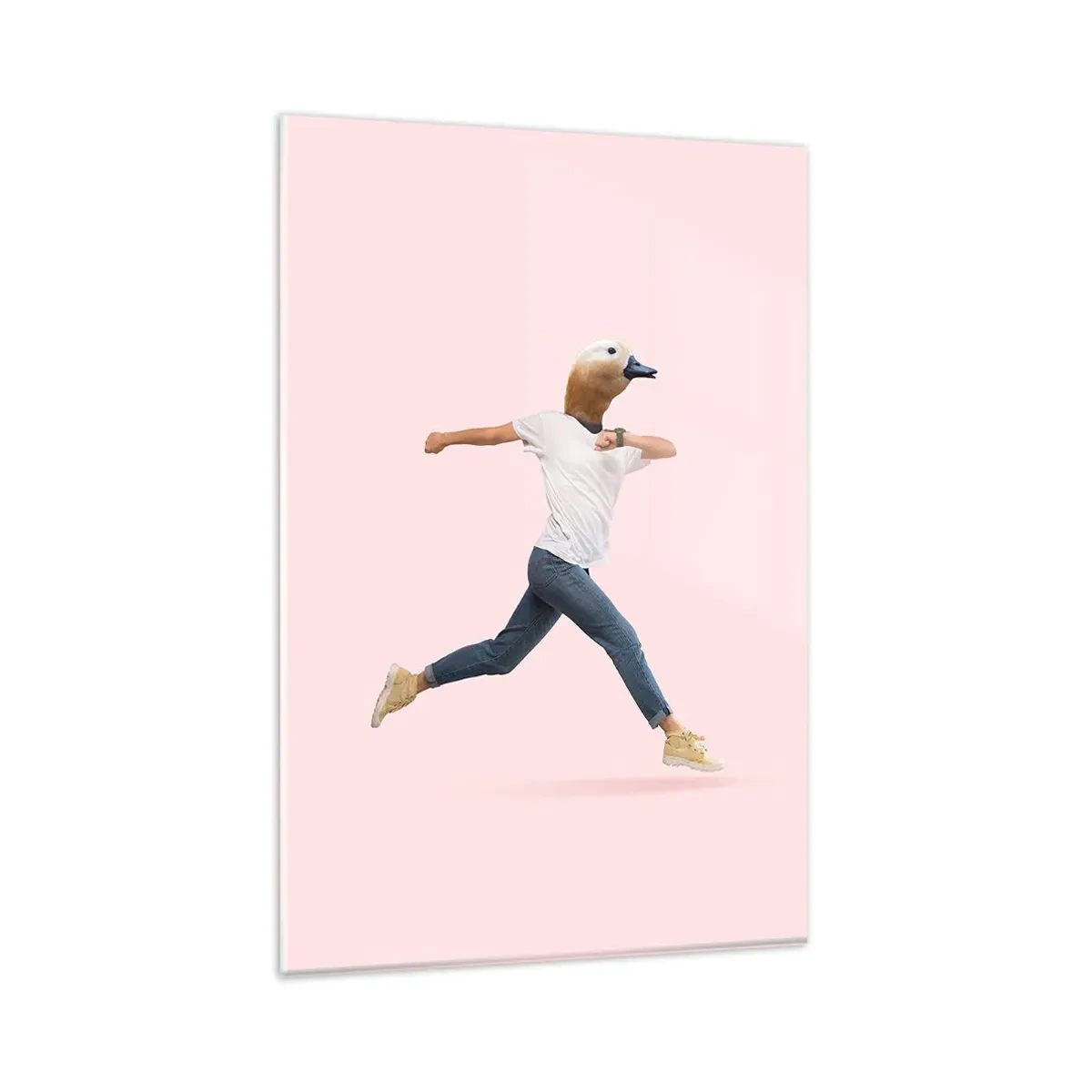 Obraz na skle - Špetka absurdity - 80x120 cm