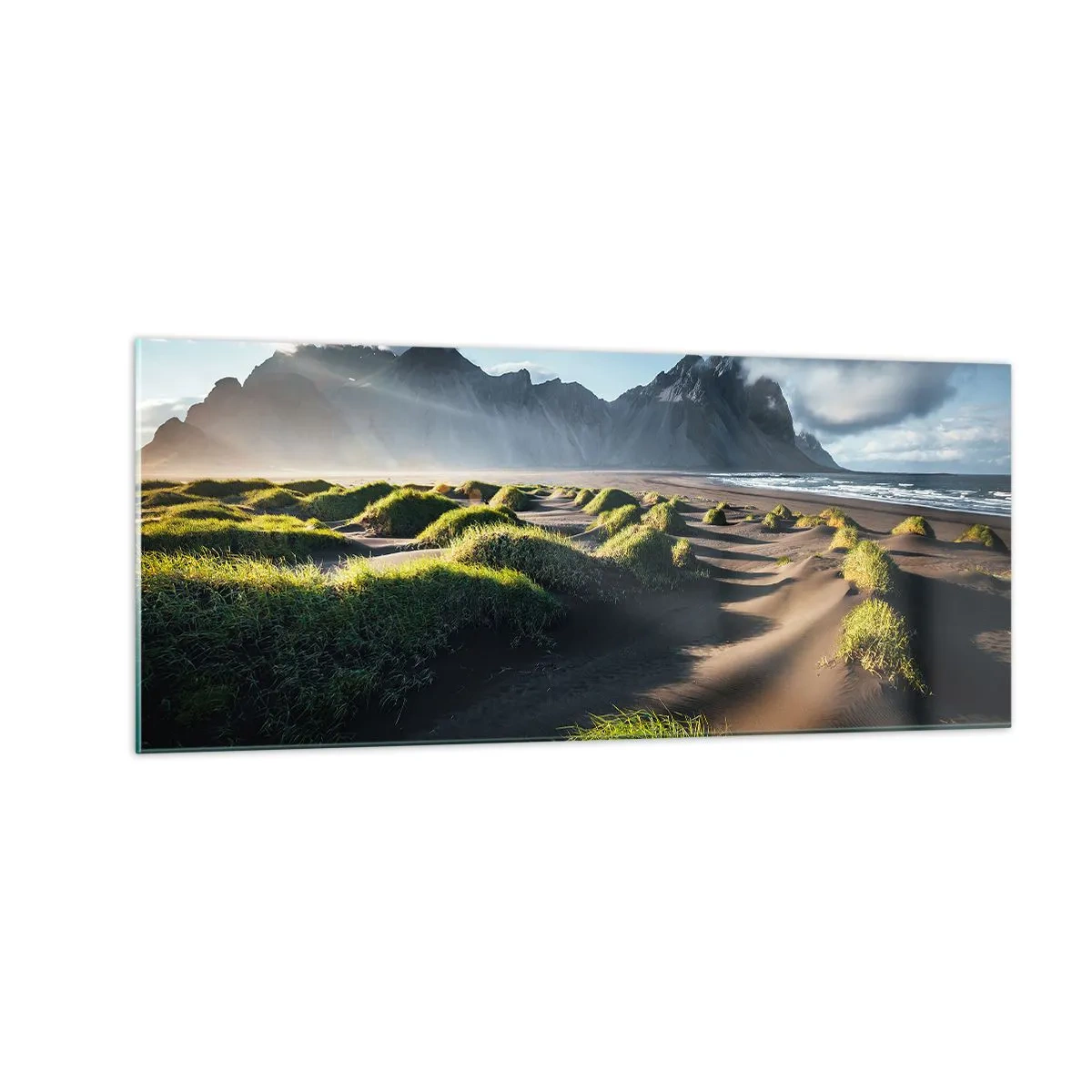 Obraz na skle - Harmonie živlů - 100x40 cm