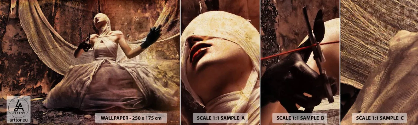 Fototapeta Vzorek Standard Eco - Bohyně osudu - Divadlo, Kus, Muž - 100x30 cm