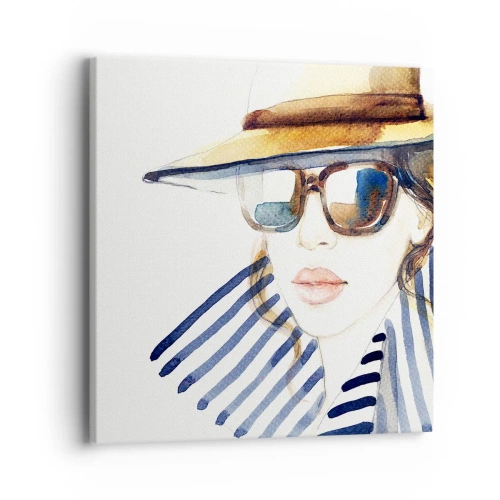 Obraz na plátně - Florida vítá! - 40x40 cm