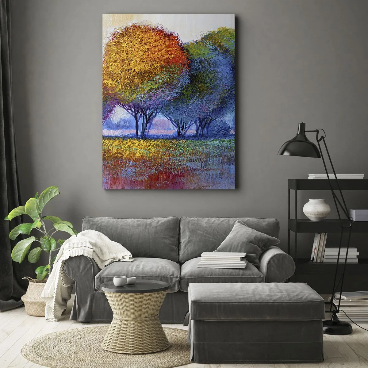 Obraz na plátně - Trs zářivých barev - 50x70 cm