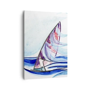 Obraz na plátně - S větrem v rytmu vln - 50x70 cm