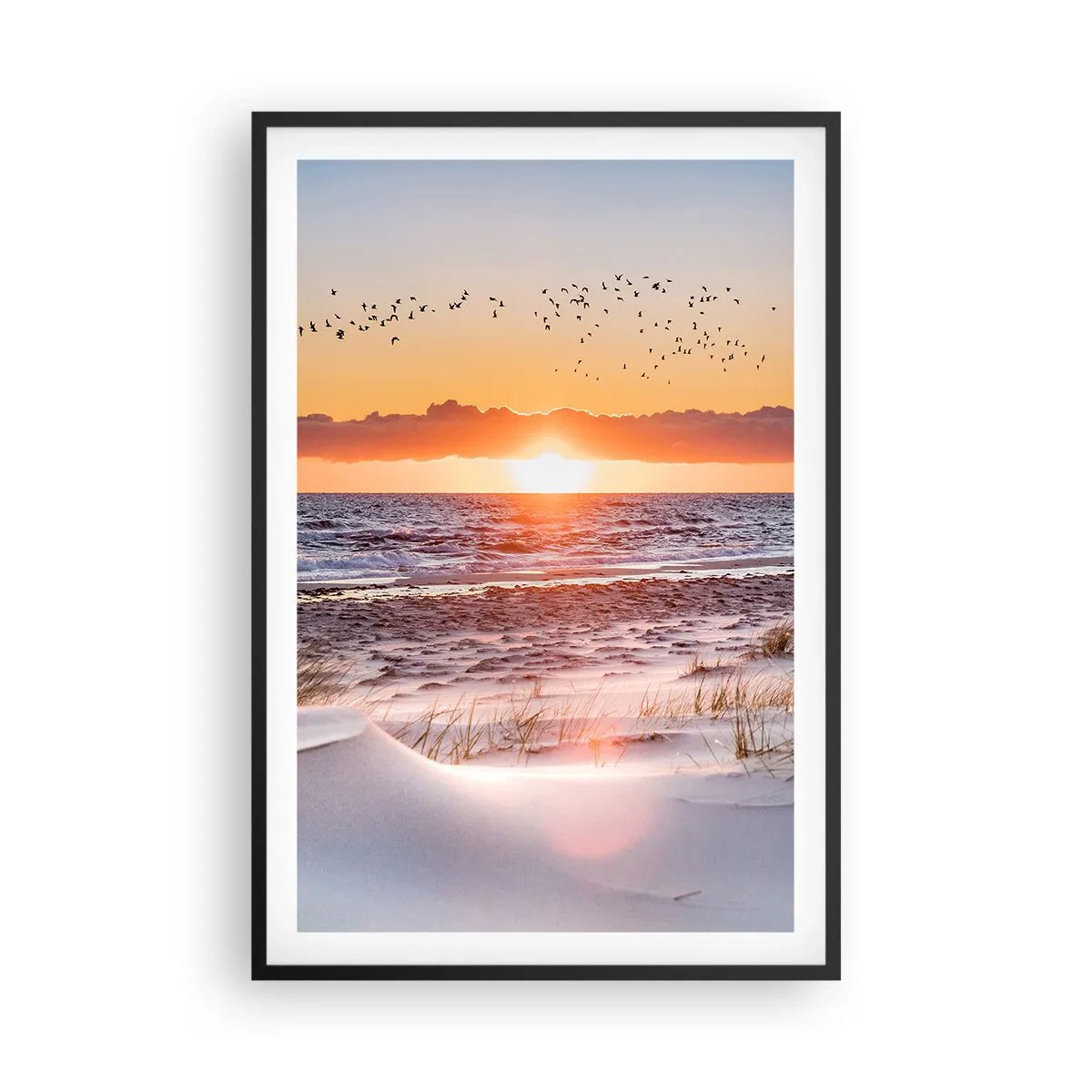 Plakát v černém rámu - Horizontální krajina - 61x91 cm