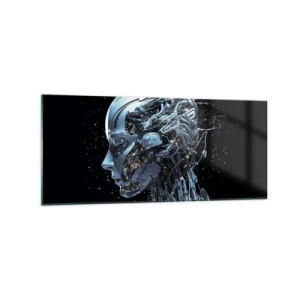 Obraz na skle - Technologie je žena - 120x50 cm
