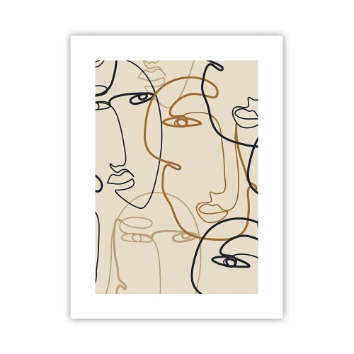 Plakát - Portrét znásobený - 30x40 cm