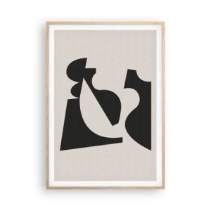 Plakát v rámu světlý dub - K samostatnému ukládání - 70x100 cm