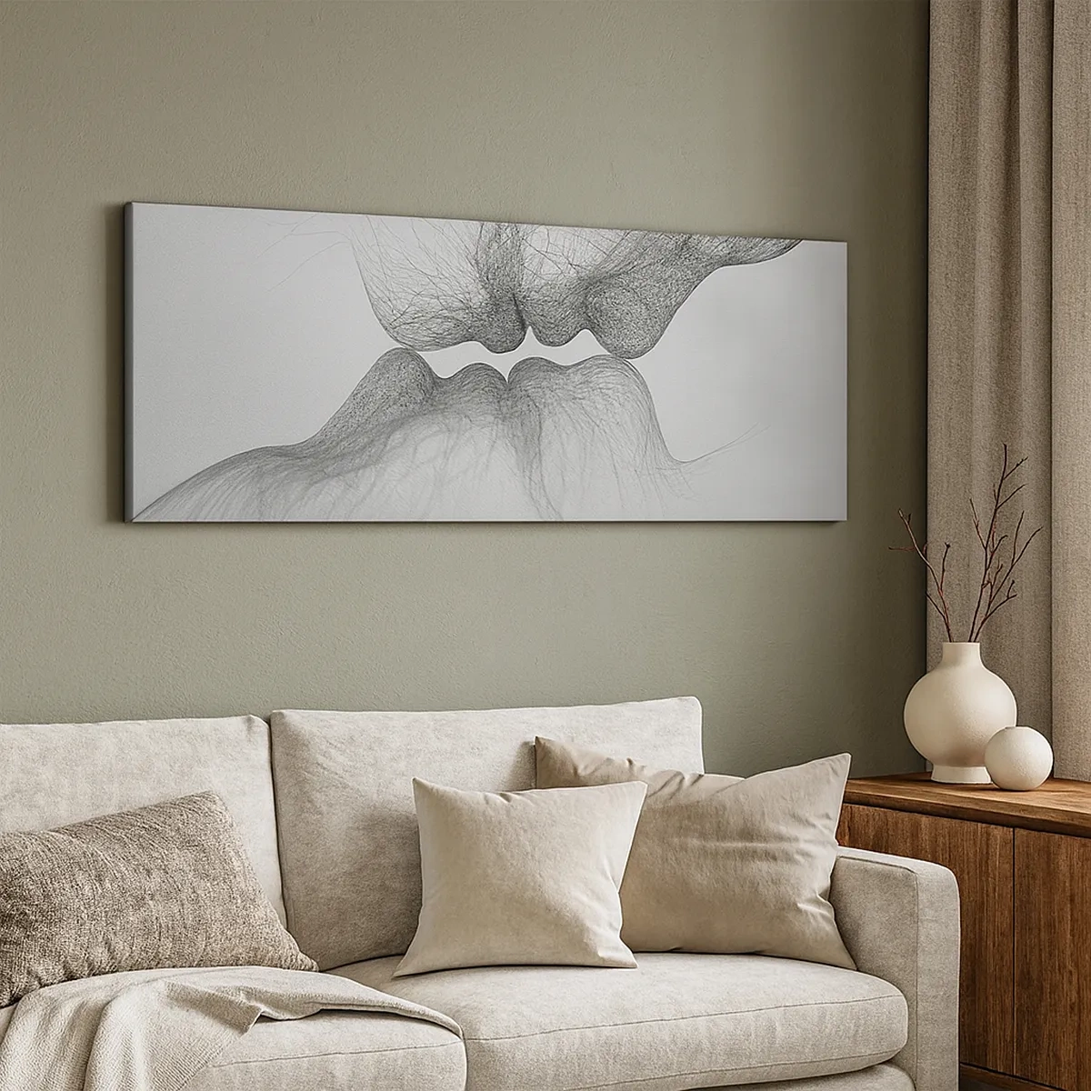 Obraz na plátně - Polibek větru - 30x30 cm