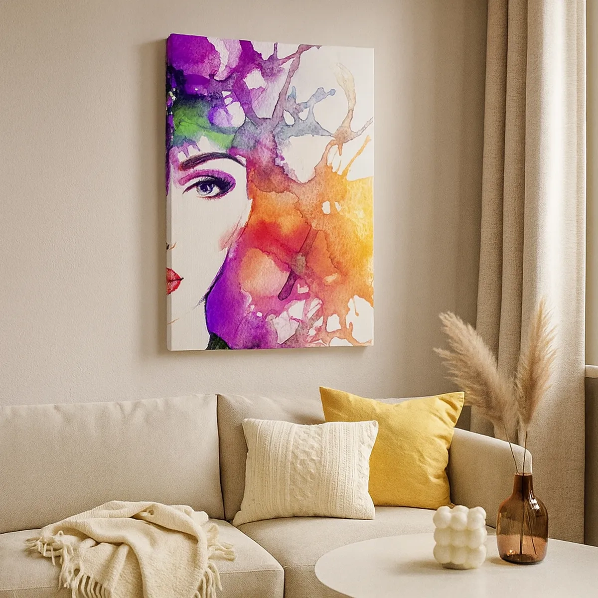 Obraz na plátně - S hlavou v oblacích - 50x70 cm