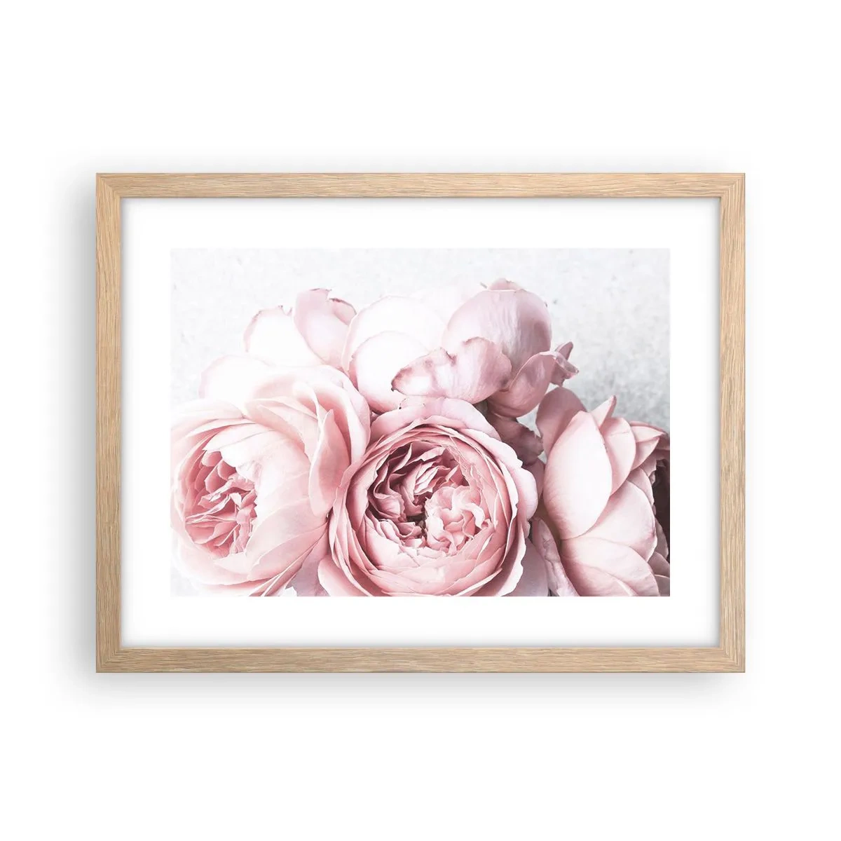 Plakát v rámu světlý dub - Pro romantiky - 40x30 cm