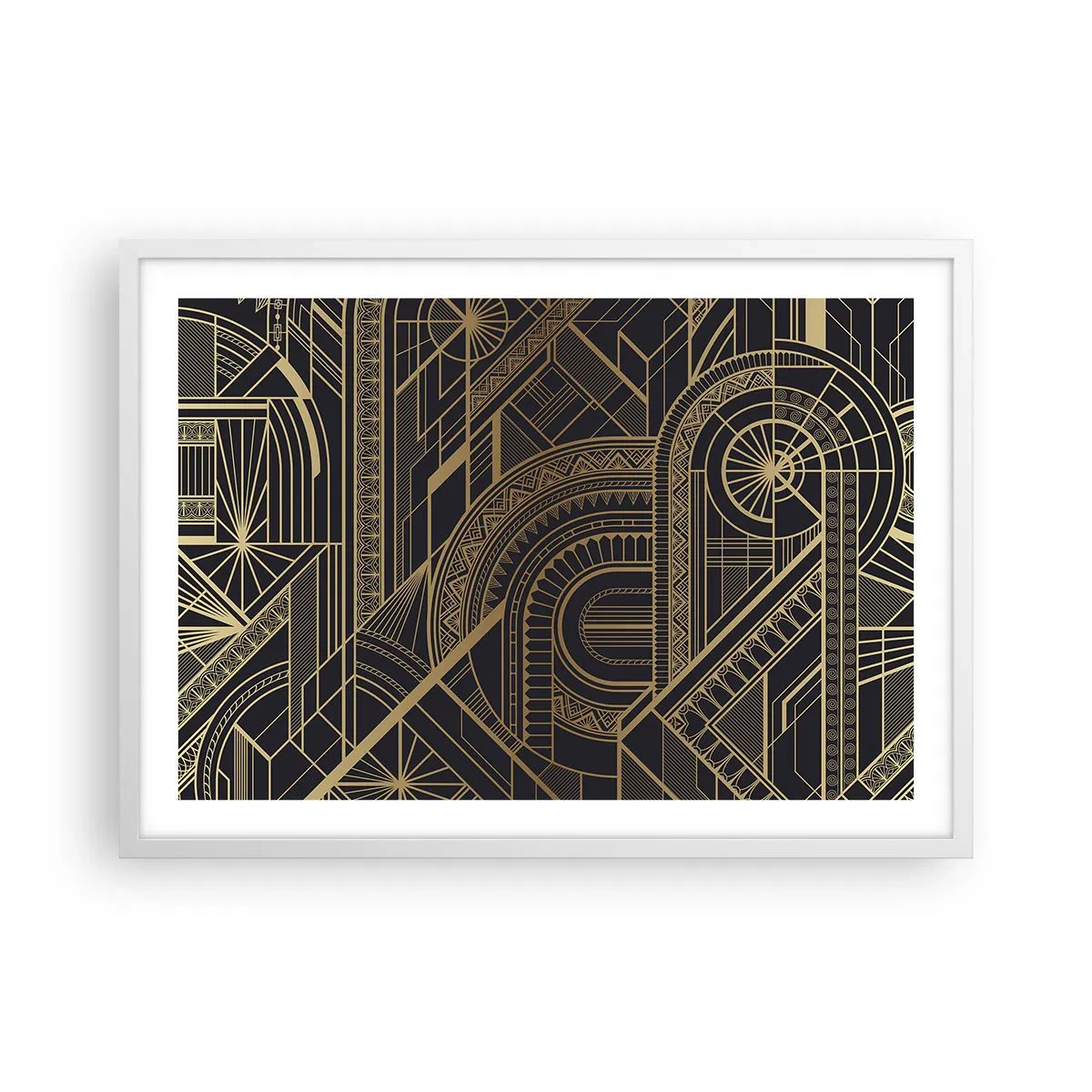 Plakát v bílém rámu - Koncepty, nápady, plány - 70x50 cm